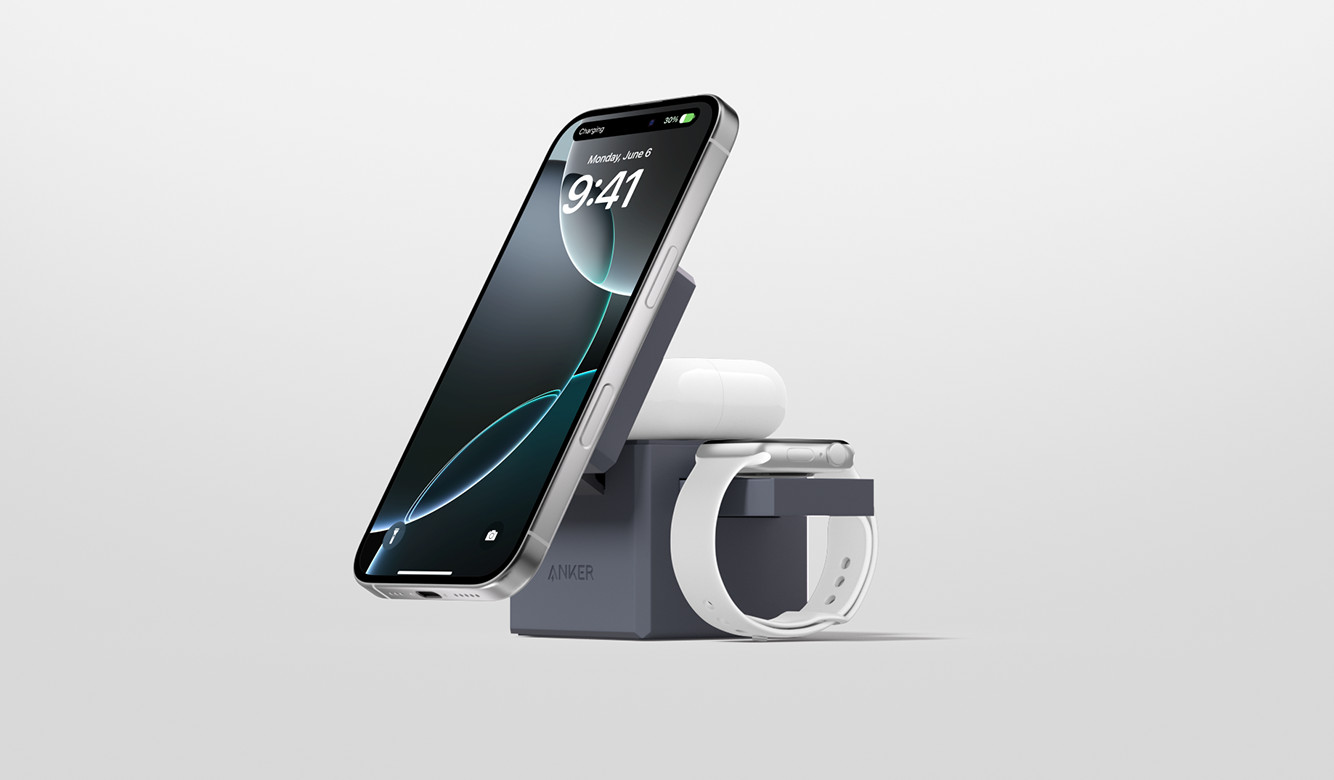 smartphone on wireless charging