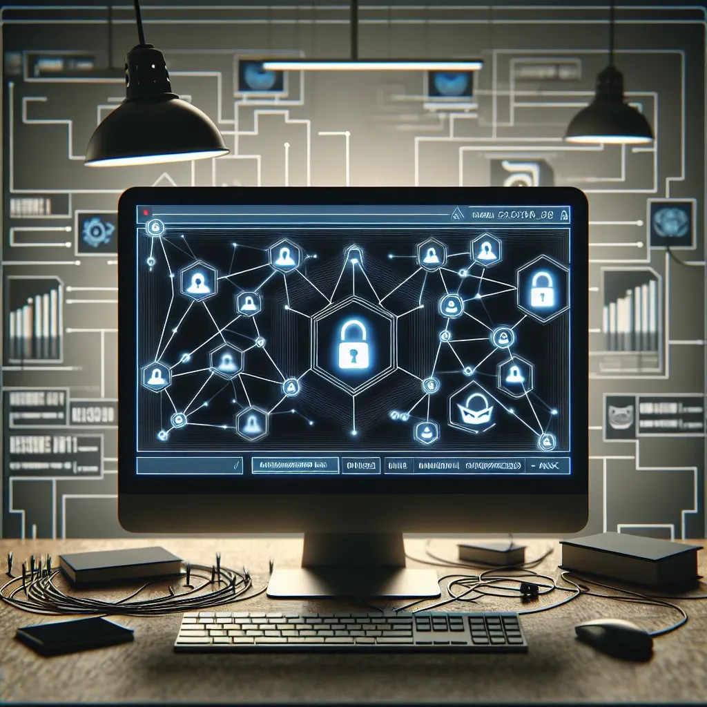 **Alt text:** "Person checking network devices on a computer screen to identify unauthorized devices on their home network." This alt text is concise, descriptive, and incorporates relevant keywords like "network devices" and "unauthorized devices," making it suitable for SEO.